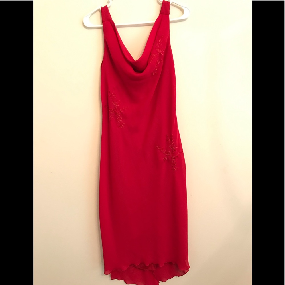 Red Dress with embellishments